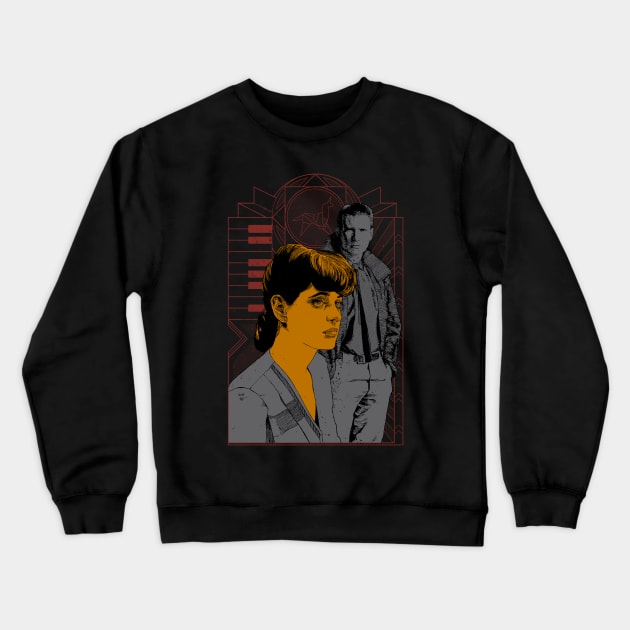 Noir Lovers Crewneck Sweatshirt by hafaell
